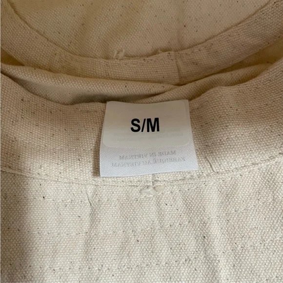 EVERLANE THE BUCKET HAT 100%ORGANIC COTTON CANVAS SUMMER STAPLE NWOT - Picture 4 of 7